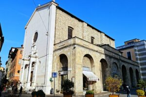 L'esterno della chiesa di Sant'Agata a Brescia